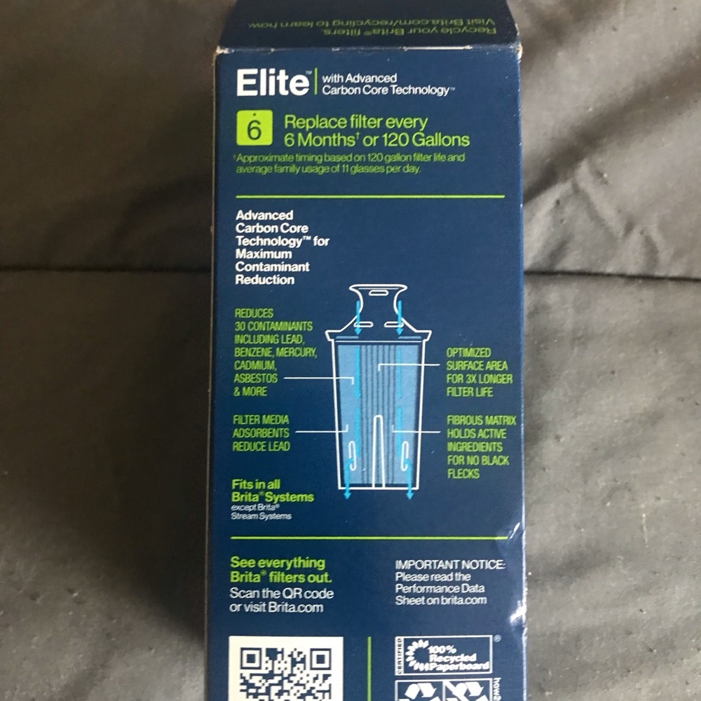 Brita Elite Replacement Filter - Blue - Picture 3 of 6